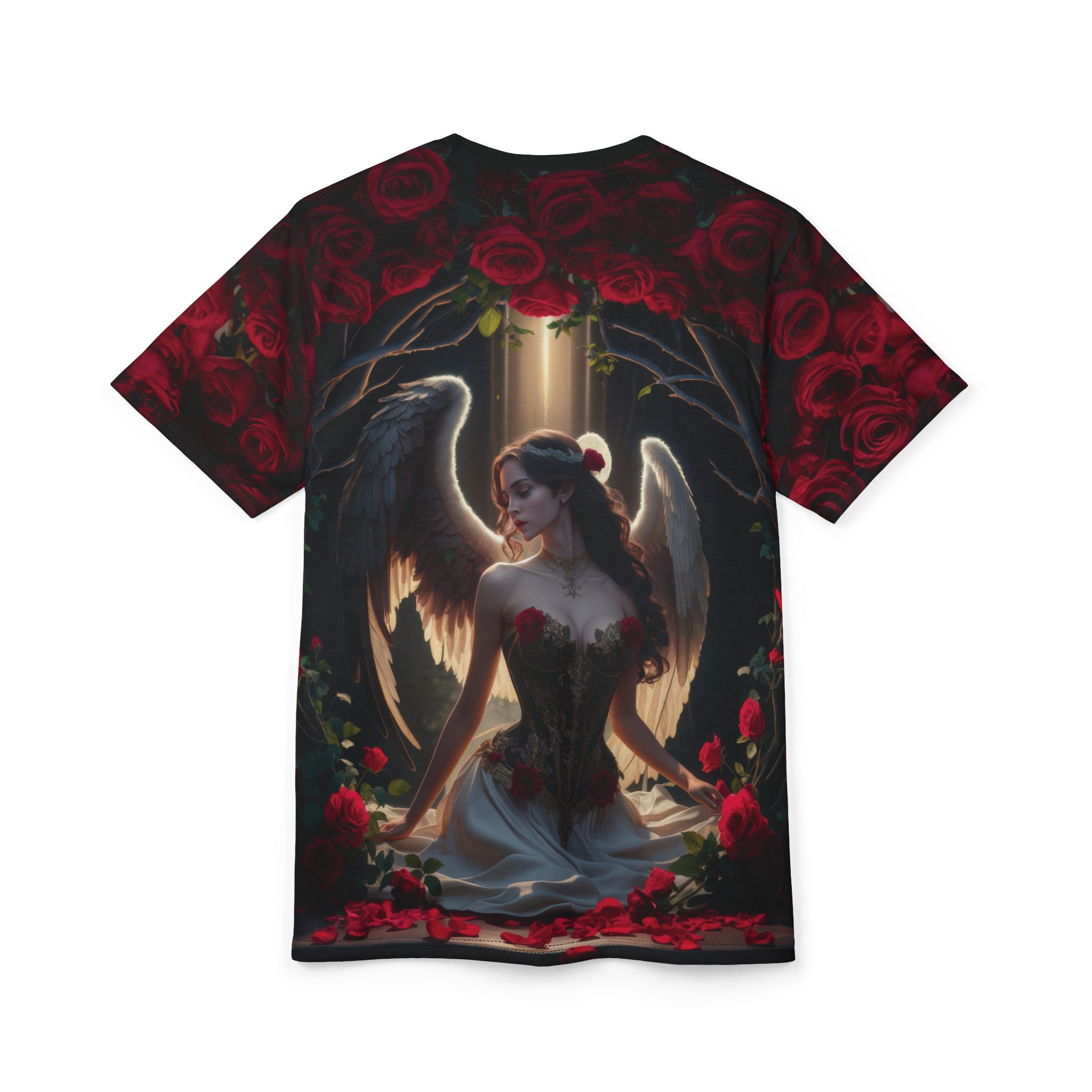Elegant Angelic Floral Tee - Dreamy Design for Fashion Enthusiasts 5 Toasted Styles