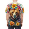 Floral Bear Unisex Tee - Colorful Nature Inspired T-Shirt 4 Toasted Styles