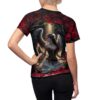 Gothic Angel Floral Tee - Women's All Over Print Shirt 5 Toasted Styles