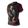 Gothic Angel Floral Tee - Women's All Over Print Shirt 9 Toasted Styles