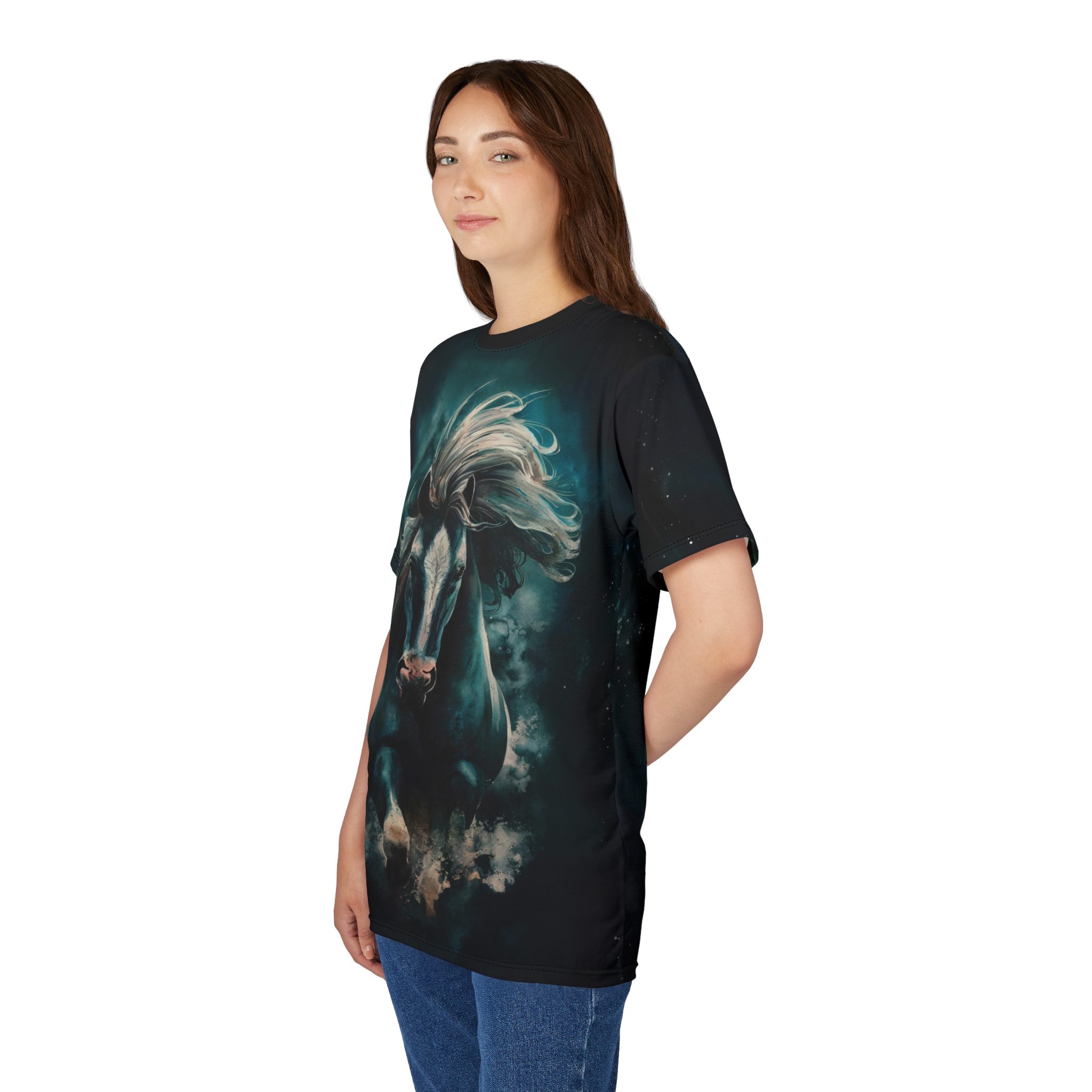 Mystical Horse Unisex Tee - Dreamy Cosmic Design 5 Toasted Styles
