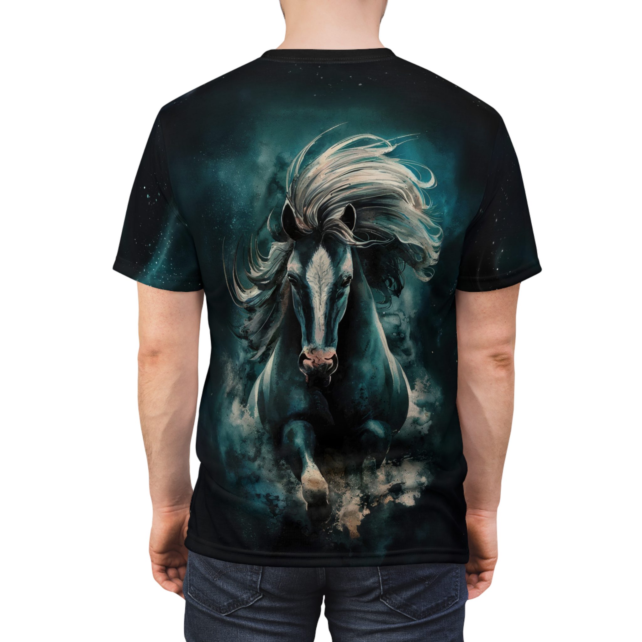 Mystical Horse Unisex Tee - Dreamy Cosmic Design 10 Toasted Styles