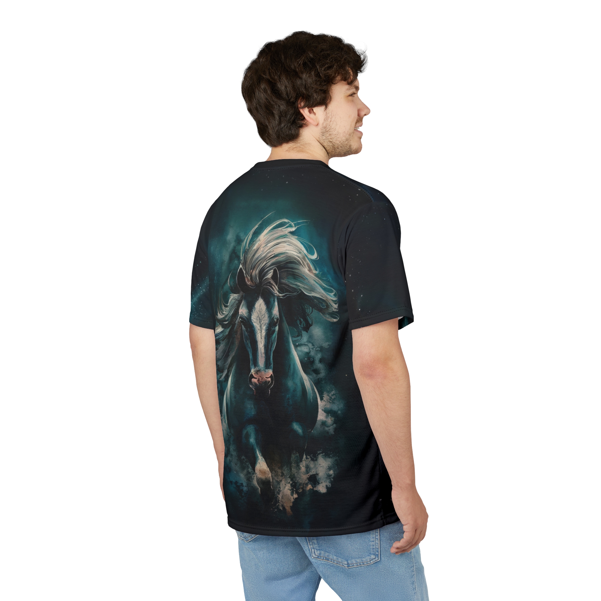 Mystical Horse Unisex Tee - Dreamy Cosmic Design 8 Toasted Styles