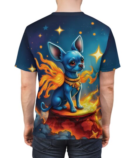 Cute Rainbow Color Dog Puppy All Over Print T-Shirt Tees