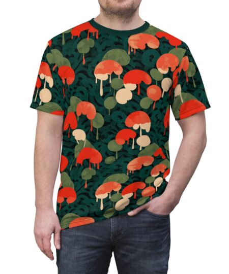 Vibrant Mushroom Print Unisex Tee, Trendy Graphic T-Shirt for Nature Lovers, Perfect for Festivals, Summer Outings, Casual Wear, Gift [...]