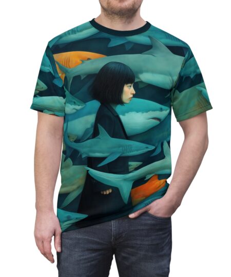 Underwater Dreamscape Unisex Tee - Unique Graphic T-Shirt for Beach Lovers, Ocean Themed Apparel, Gift for Aquatic Enthusiasts
