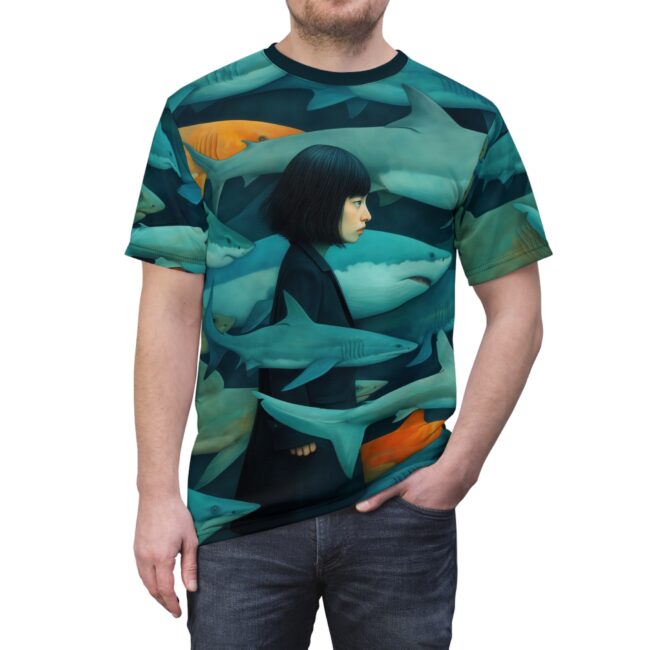 Underwater Dreamscape Unisex Tee - Unique Graphic T-Shirt for Beach Lovers, Ocean Themed Apparel, Gift for Aquatic Enthusiasts