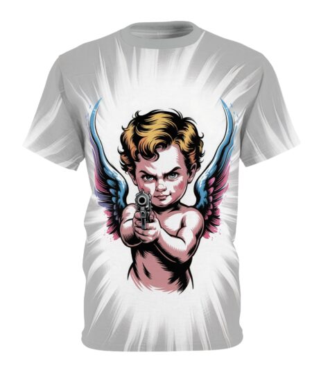 Angel With Gun Tee | Edgy Graphic T-Shirt for Trendsetters