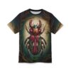 Red Style Nature-Inspired Beetle Tee - Eco-Friendly Graphic Shirt