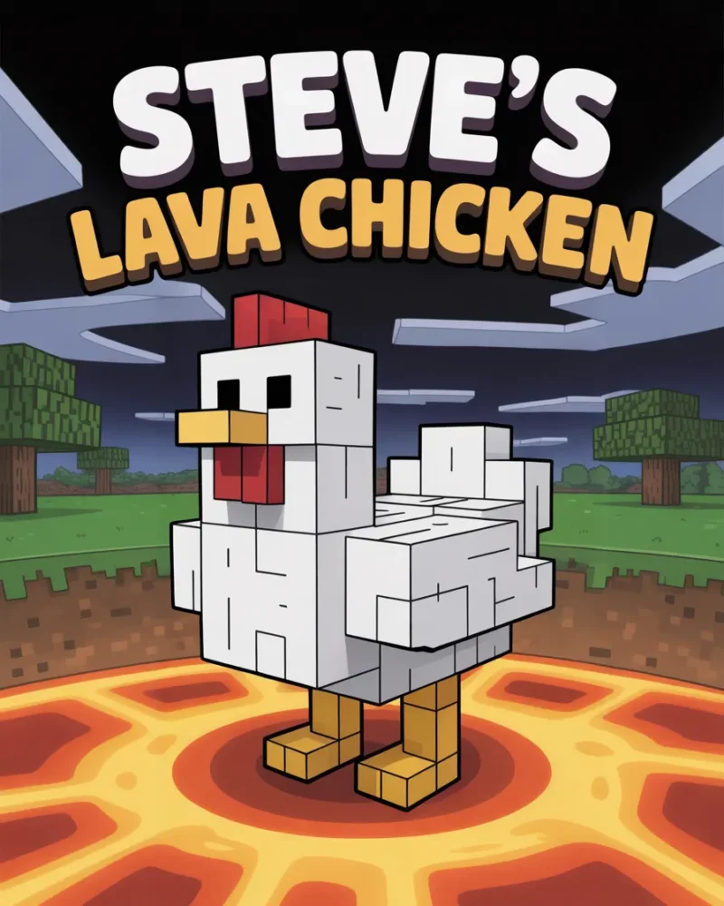 steve lava chicken minecraft movie 2