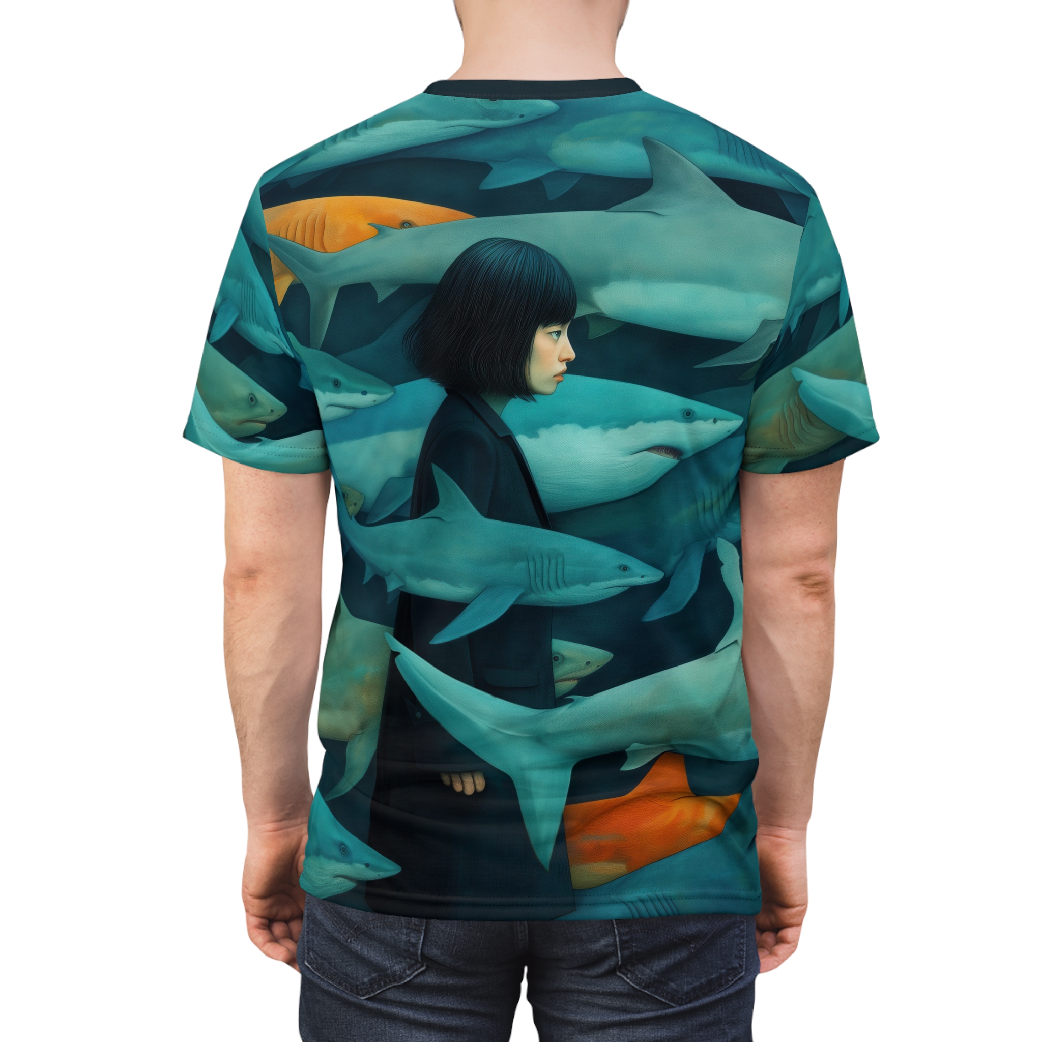 Underwater Dreamscape Unisex Tee - Unique Graphic T-Shirt for Beach Lovers