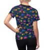 Vibrant Floral Women's All Over Print Tee