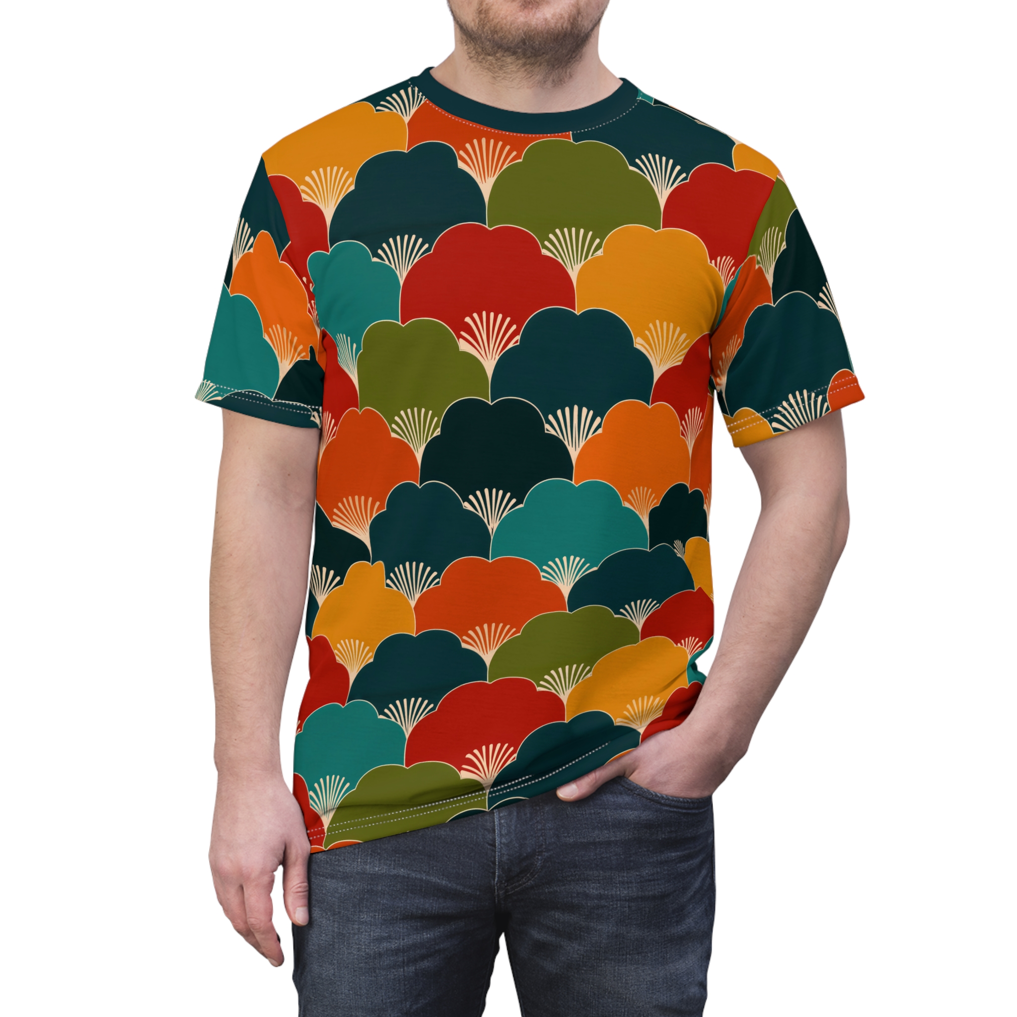 Vibrant Unisex All Over Print Tee - Colorful AOP Design for Everyday Style