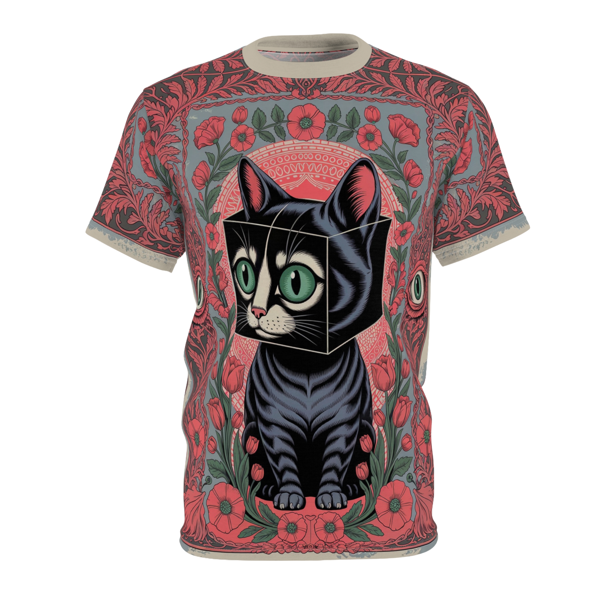 Whimsical Cat Graphic Tee - Playful & Unique Unisex T-Shirt for Cat Lovers