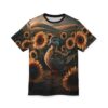 Whimsical Sunflower Duck Tee Unisex All Over Print T-Shirt
