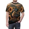 Whimsical Sunflower Duck Tee Unisex All Over Print T-Shirt