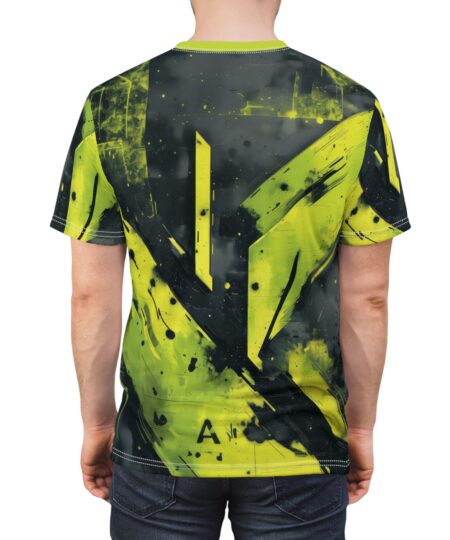 Bold Lime Green Black Uni-Sex Graphic Tee 10 Toasted Styles