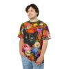Colorful Floral Cat Tee