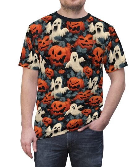 Halloween Ghost & Pumpkin Tee