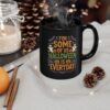 Halloween Everyday Mug, Black Coffee Cup for Spooky Lovers, Fun Gift for Halloween Fans