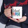 Back to School Nurse Mug, Cute Teacher Gift, Coffee Cup for Educators, Personalized Graduation Mug, Fun School-Themed Drinkware