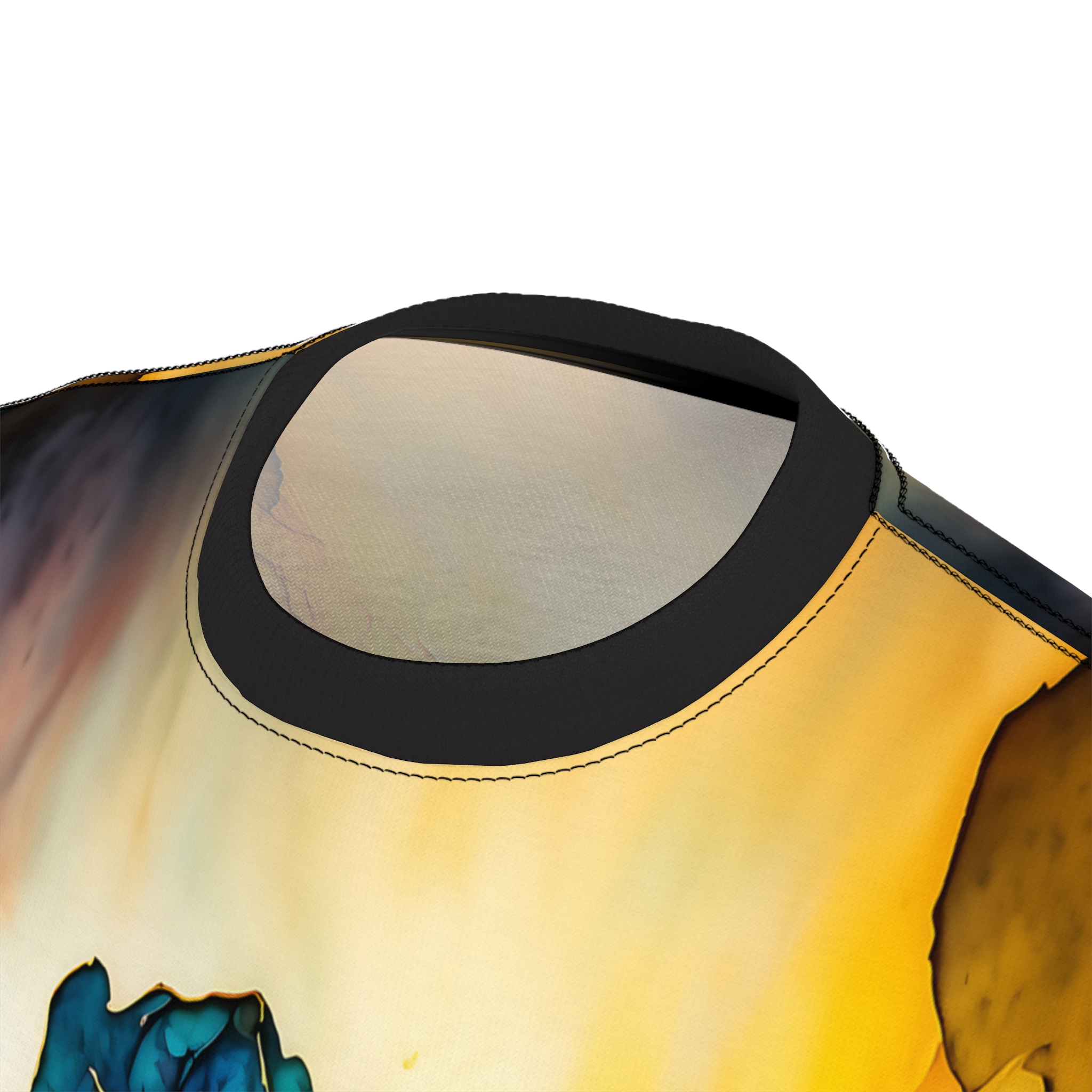 Vibrant Iris Floral Unisex Tee, Nature Lover T-Shirt - Image 7