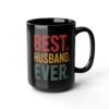 Black mug with 