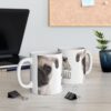 Elegant Pug Family Ceramic Mug - My Squad Design, Pet Lover Gift, Coffee Tea Mug, Dog-Themed Drinkware, Animal Lover Gift – stylish everyday drinkware