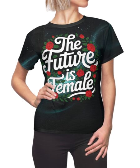 The Future is Female Space All Over Print Tee