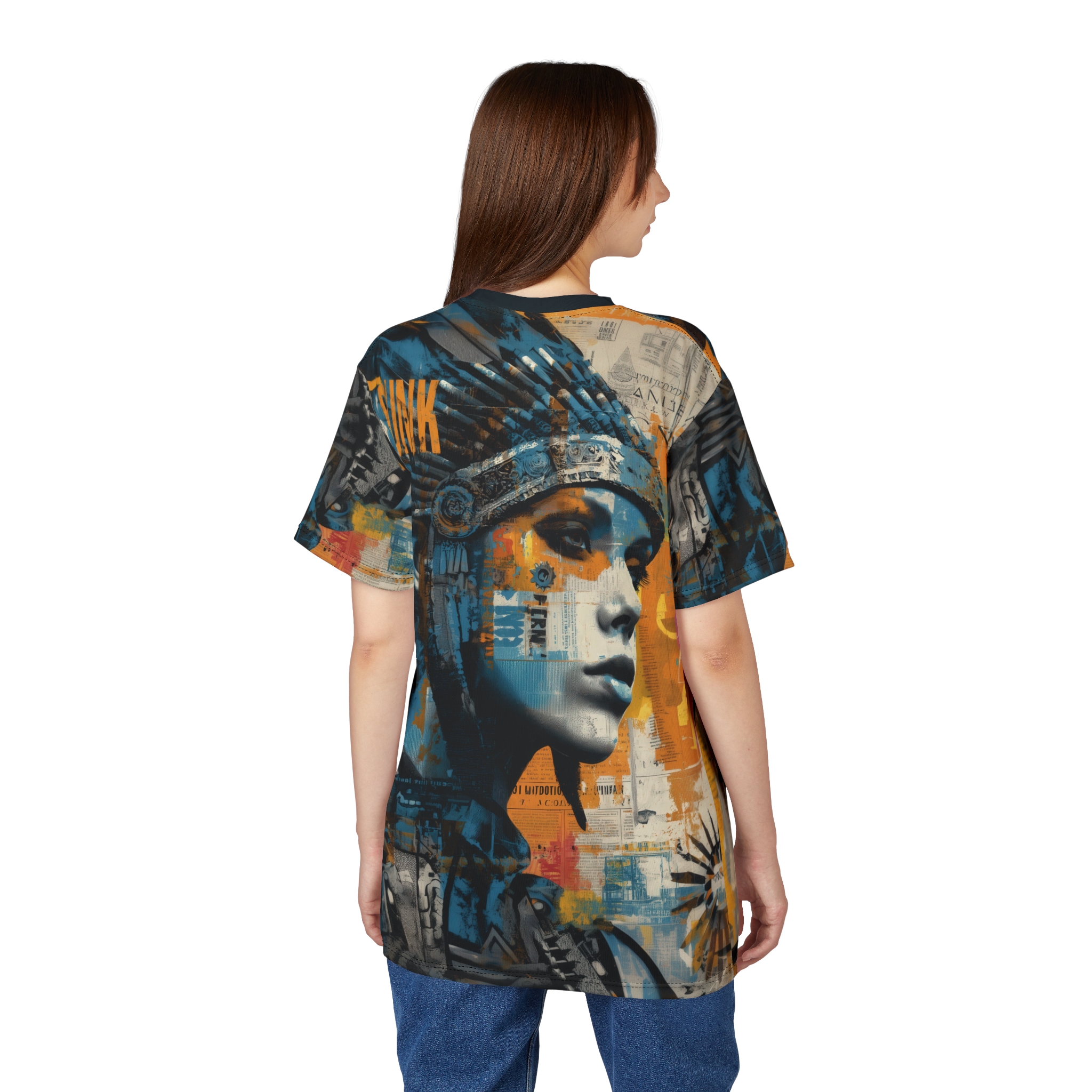 Punk Art Unisex Tee, Vibrant Graphic Shirt, Alternative Fashion Top, Unique Streetwear - Image 6