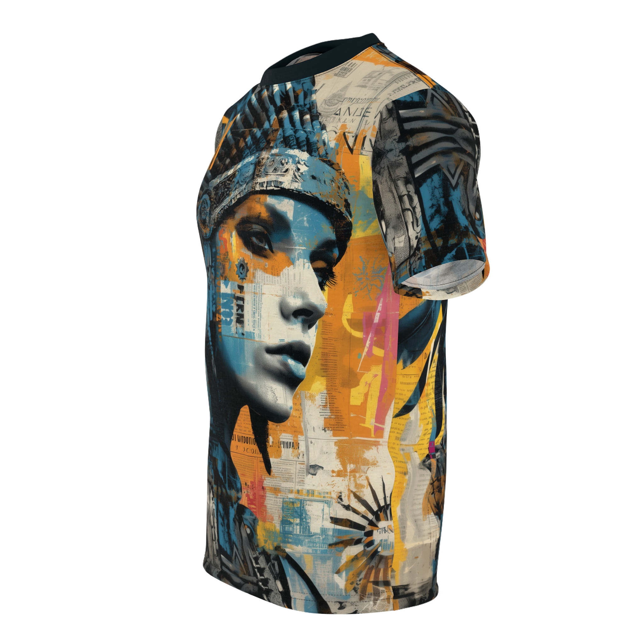 Punk Art Unisex Tee, Vibrant Graphic Shirt, Alternative Fashion Top, Unique Streetwear - Image 7