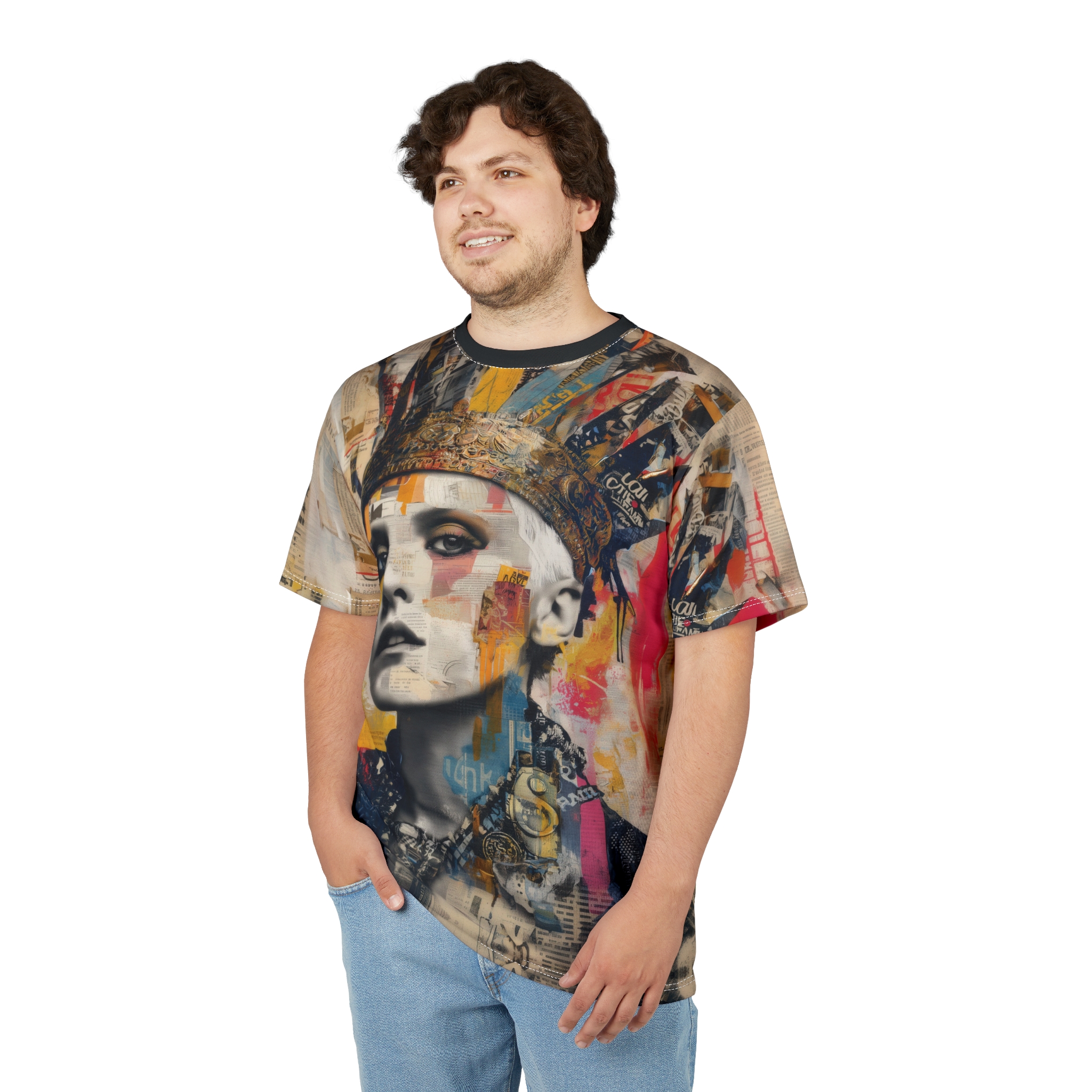 Punk Art Unisex Tee – Edgy Graphic Shirt, Hipster Fashion Top, Streetwear Style - Image 5