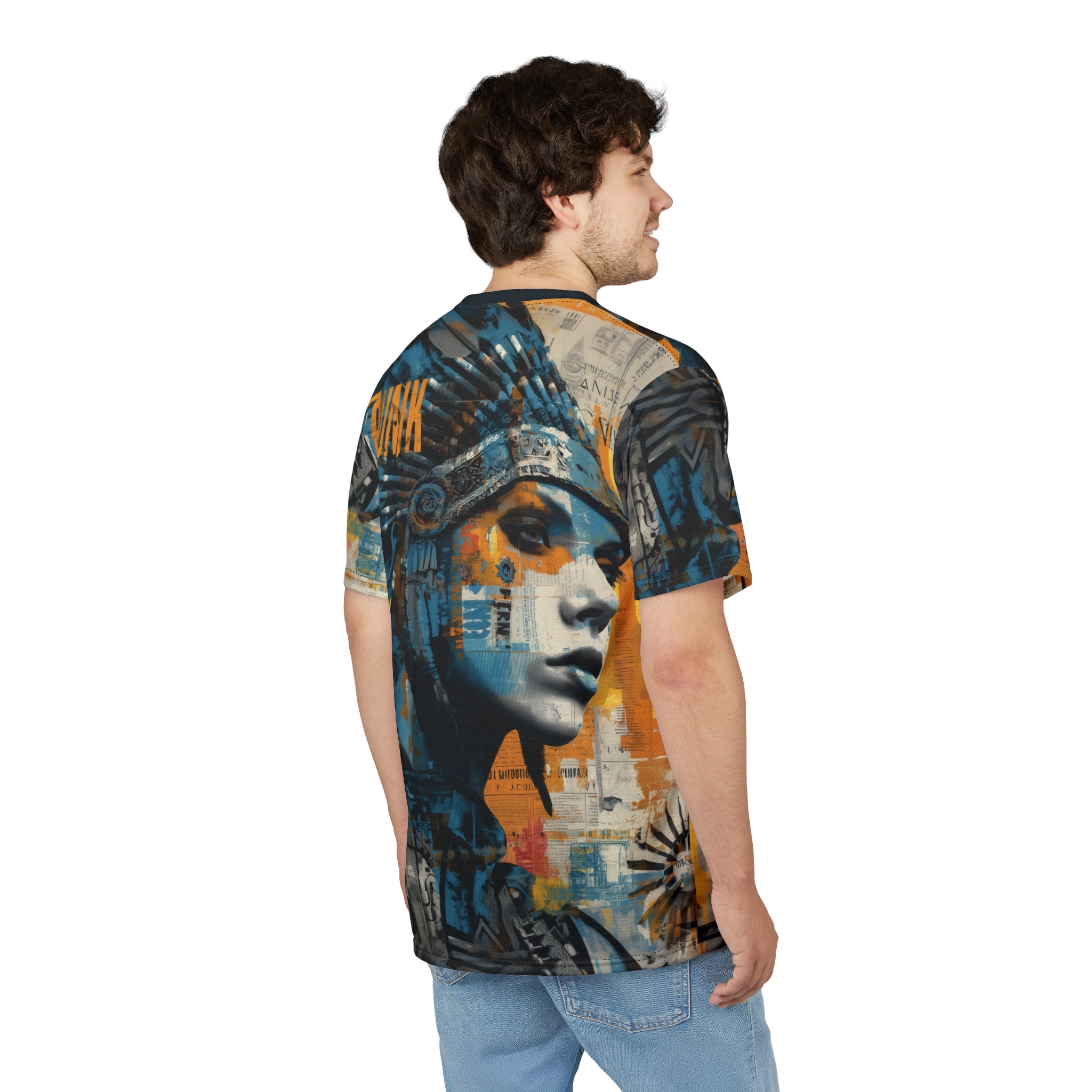 Punk Art Unisex Tee, Vibrant Graphic Shirt, Alternative Fashion Top, Unique Streetwear - Image 5