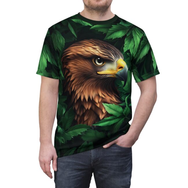 Wildlife-Inspired Unisex Tee, Nature Lover's Apparel, Eco-Friendly Casual Wear, Adventure Shirt, Unique Gift for Bird Enthusiasts