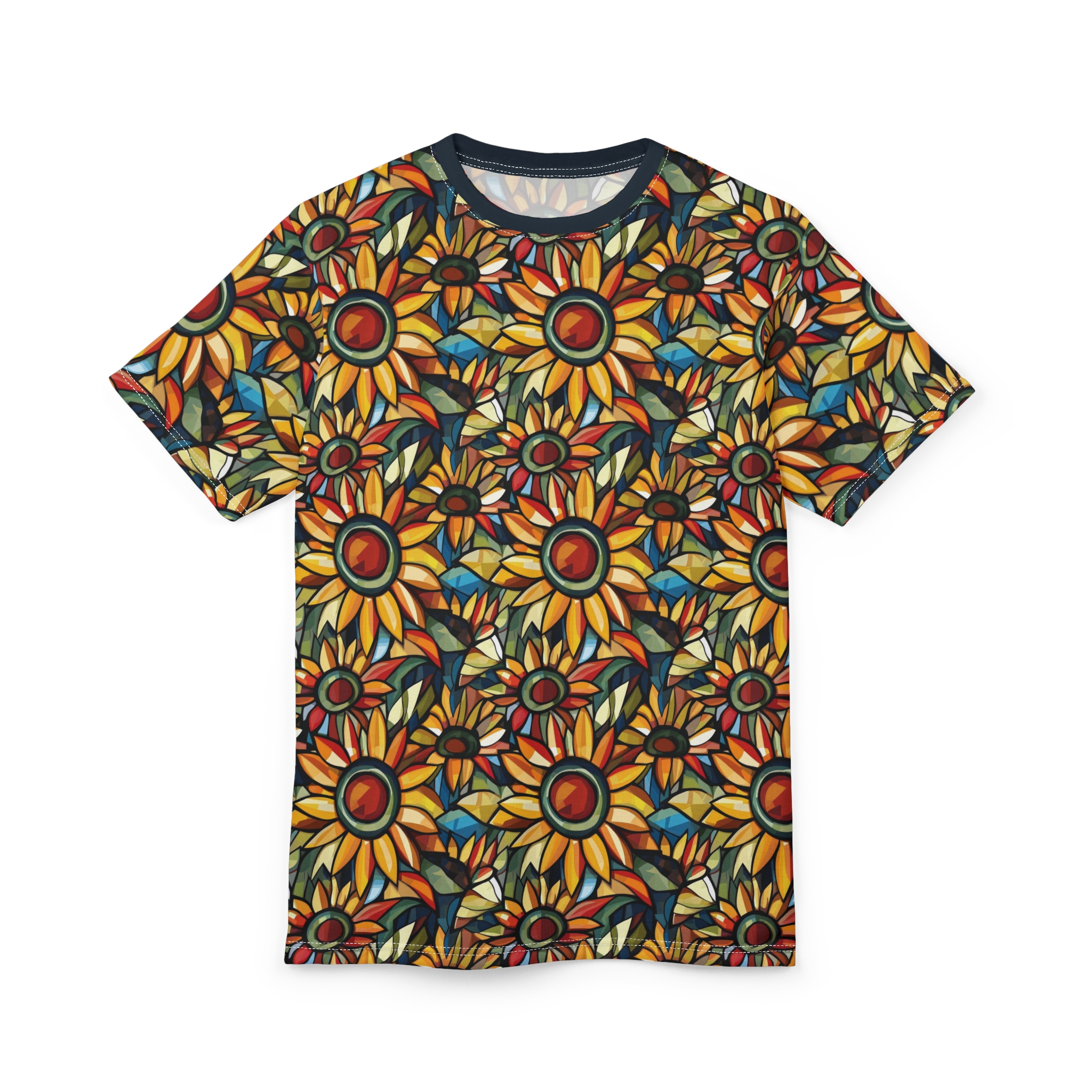 Vibrant Floral Unisex Tee, Summer Top, Casual Wear, Gift for Her, Nature Lover Shirt, Boho Style T-Shirt - Image 3