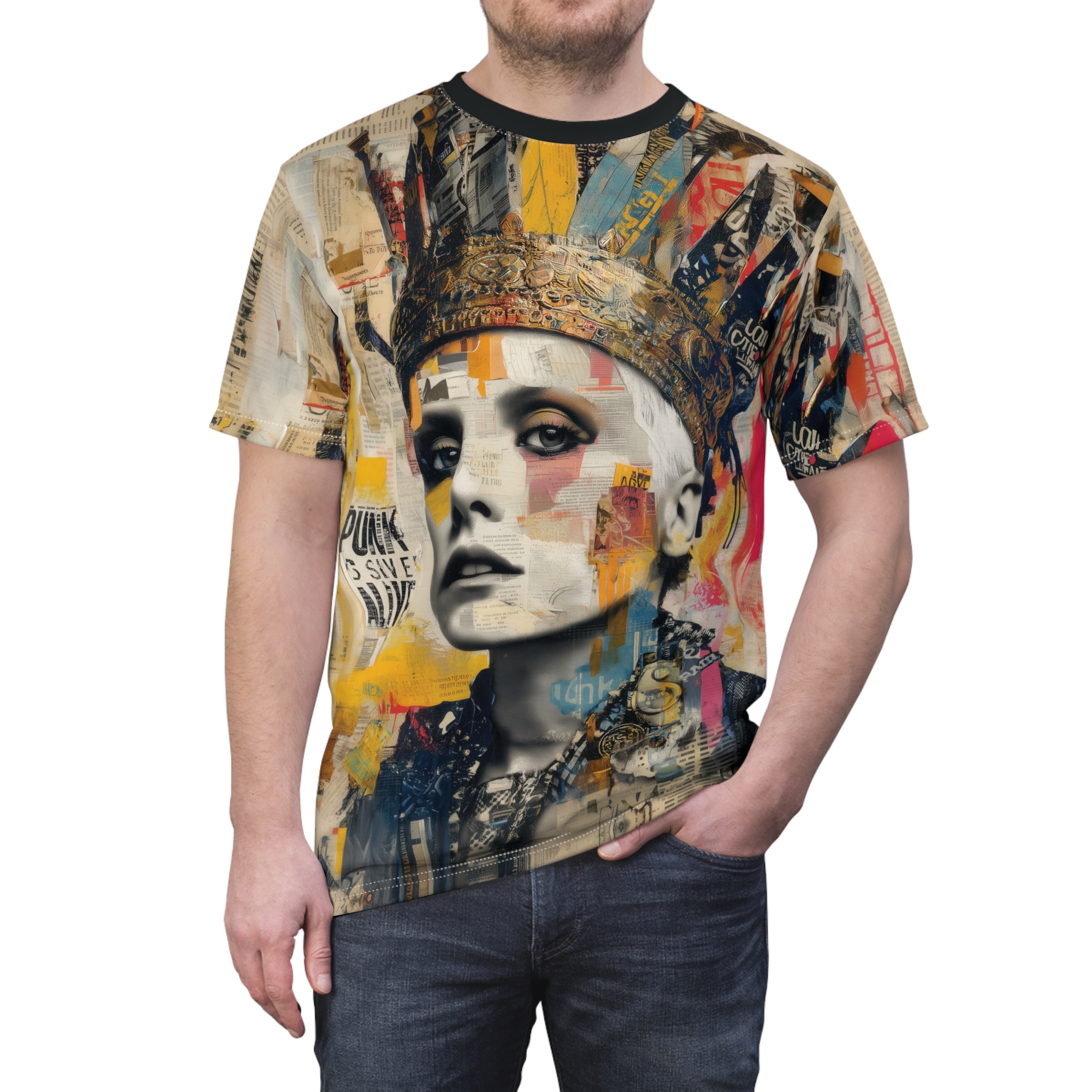 Punk Art Unisex Tee – Edgy Graphic Shirt, Hipster Fashion Top, Streetwear Style