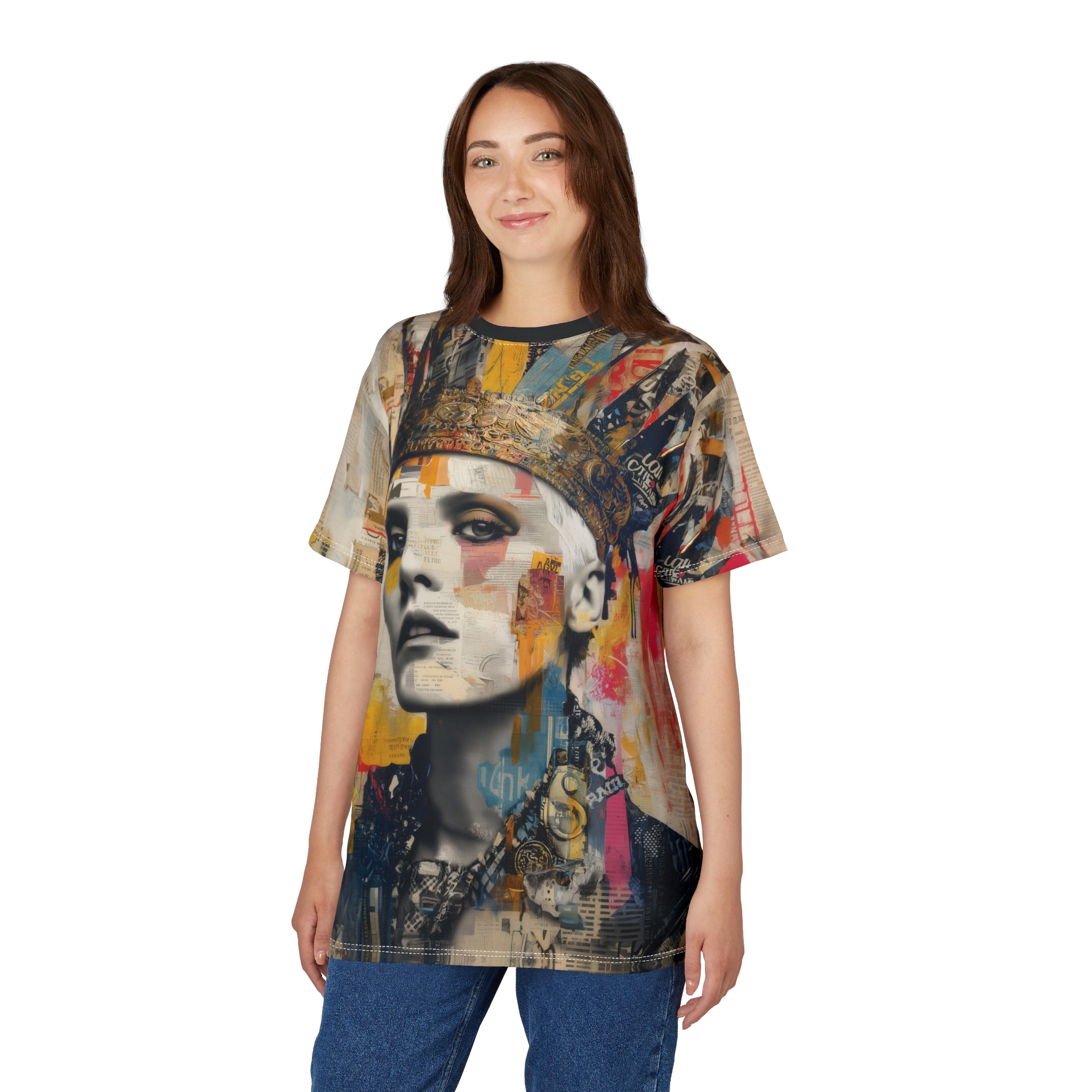 Punk Art Unisex Tee – Edgy Graphic Shirt, Hipster Fashion Top, Streetwear Style - Image 4