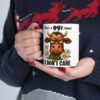 Cow-Themed Motivational Ceramic Mug There's A 99% Chance I Don't Care 9 Toasted Styles