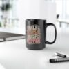 Black mug with