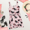 Elegant Halloween Bat Skater Dress – flattering all-over print skater dress