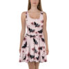 Elegant Halloween Bat Skater Dress – flattering all-over print skater dress