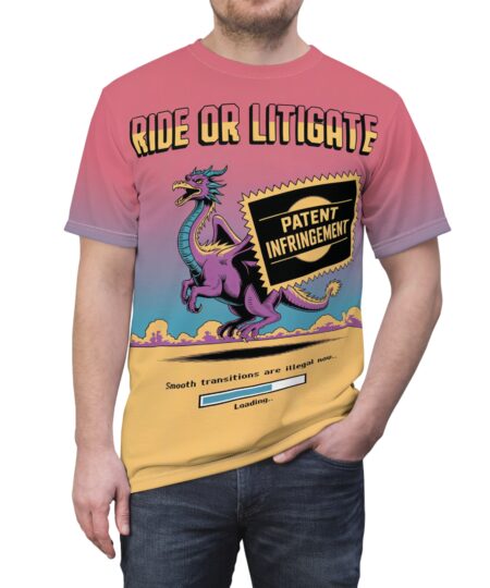 Retro Dragon All-Over Print T-Shirt – Vintage Colors