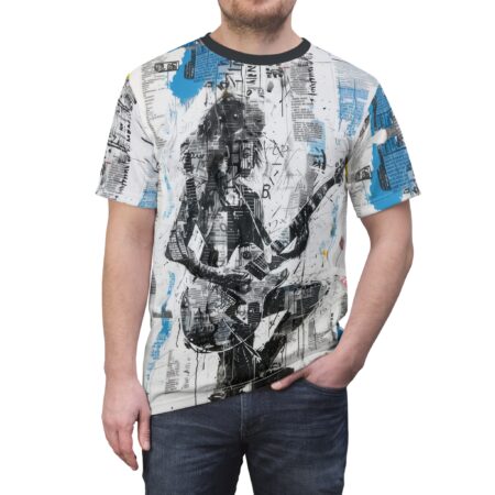 Rockin'  Graphic Tee - Music Lover Shirt - All Over Print T-Shirt