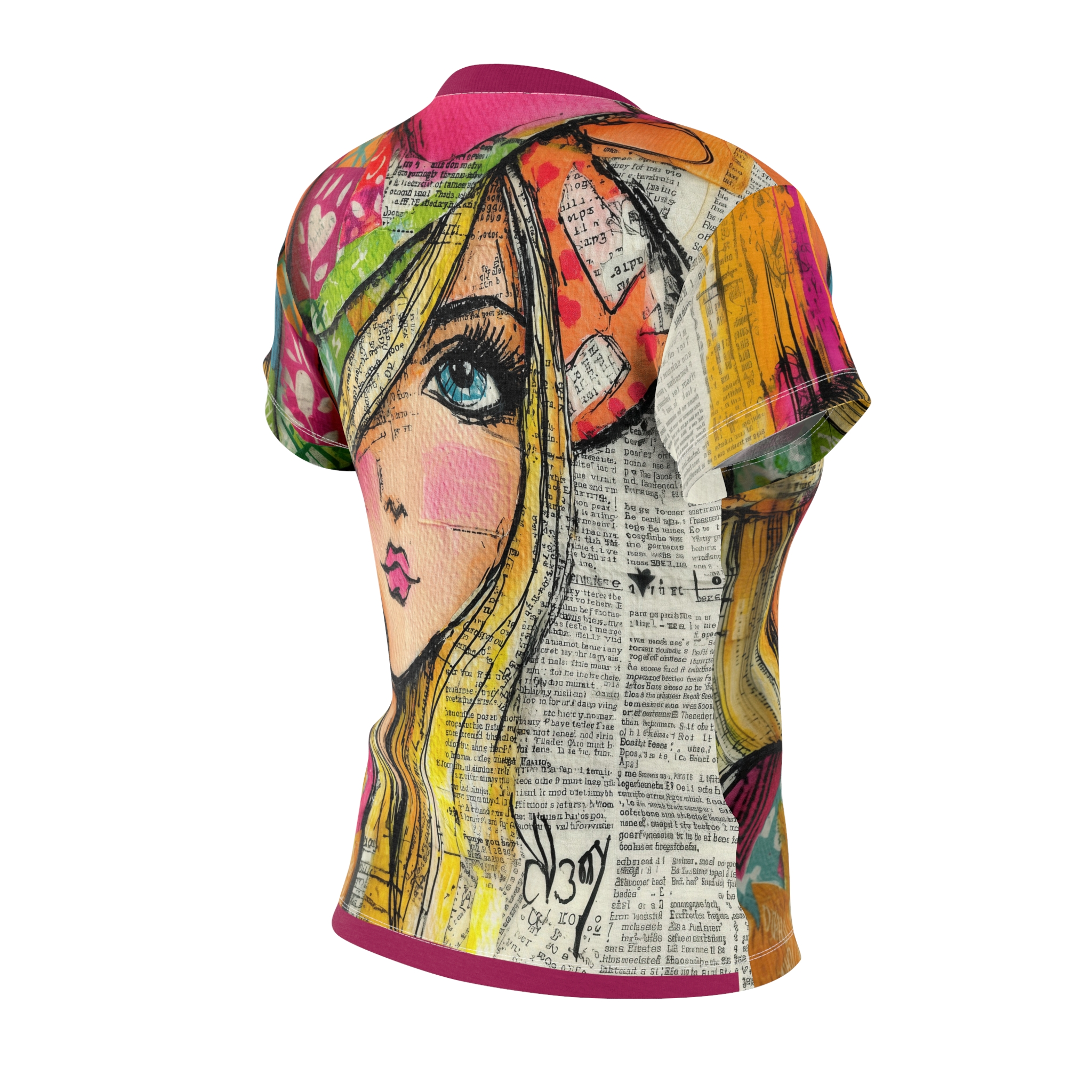 Vibrant Art Tee for Women
