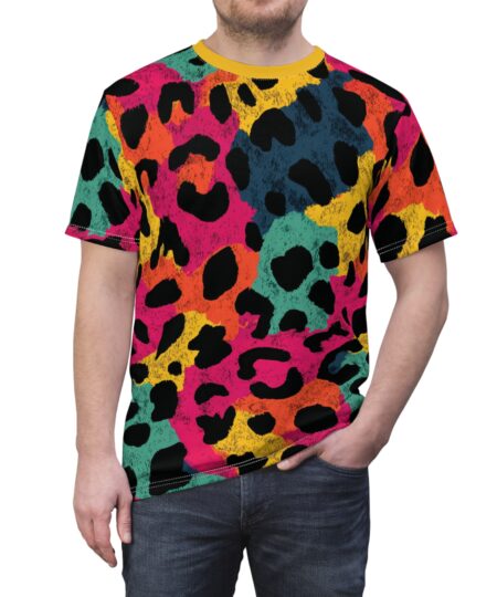 Colorful Leopard Print Unisex Tee