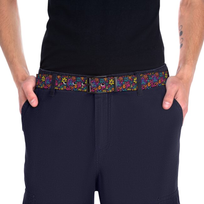 Colorful Peace Flower Belt