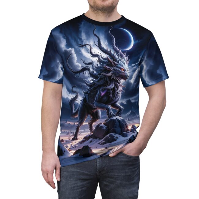Mystical Creature Unisex Tee, Fantasy Graphic T-Shirt, Mythical Beast Top