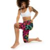 Stylish Colorful Animal Print Capri Leggings for Stylish Comfort – soft and flexible women’s capri leggings - Detail View 5