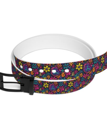 Colorful Peace Flower Belt 2 Toasted Styles