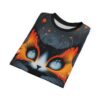 Fiery Cat Graphic Tee - Unique Unisex All Over Print T-Shirt 8 Toasted Styles